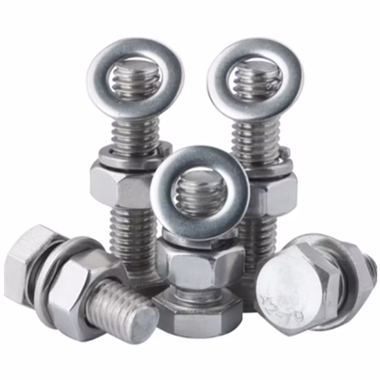 Preço de fábrica Aço inoxidável Aço carbono DIN 931 DIN 933 Parafusos sextavados e porcas/Parafuso sextavado