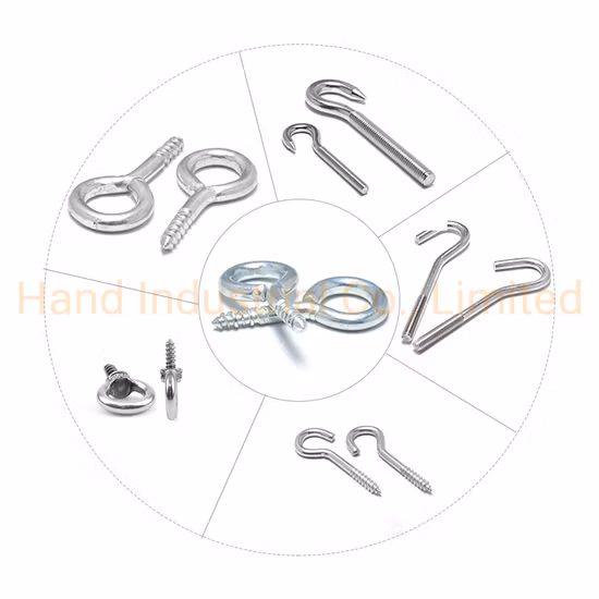 Fornecimento manual Preço barato M5 M6 M8 Parafusos de aperto manual Parafuso prisioneiro de haste roscada A2 A4 Fixador de aço inoxidável